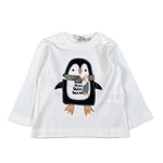 Emc Shirt Girocollo tinta unita con Stampa Bianco per Neonato BX2265 BIANCO EMC 