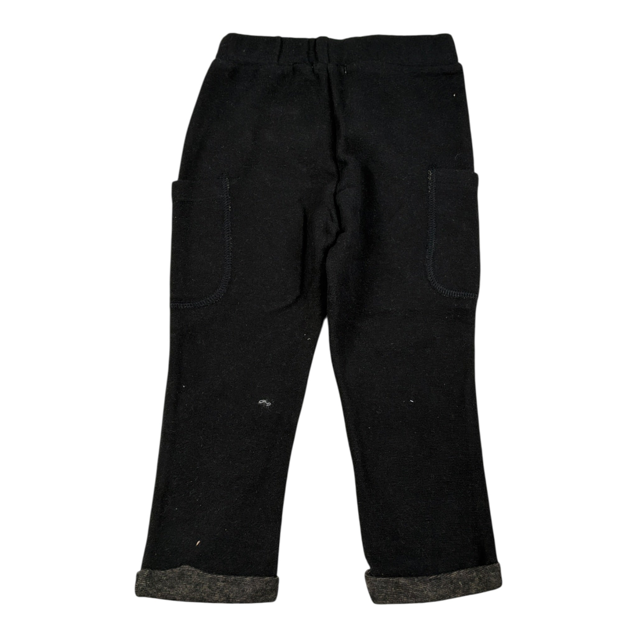 Emc Pantalone tinta unita con Elastico In Vita Nero per Neonato BZ6739 NERO EMC 