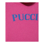 Emilio Pucci Maglia Collo Alto tinta unita con Logo Fuxia per Bambina PV9A40 FUXIA EMILIO PUCCI 
