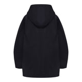 Emporio Armani Giubbino tinta unita con Cappuccio Blu per Bambino 3G4BA6 BLU EMPORIO ARMANI 