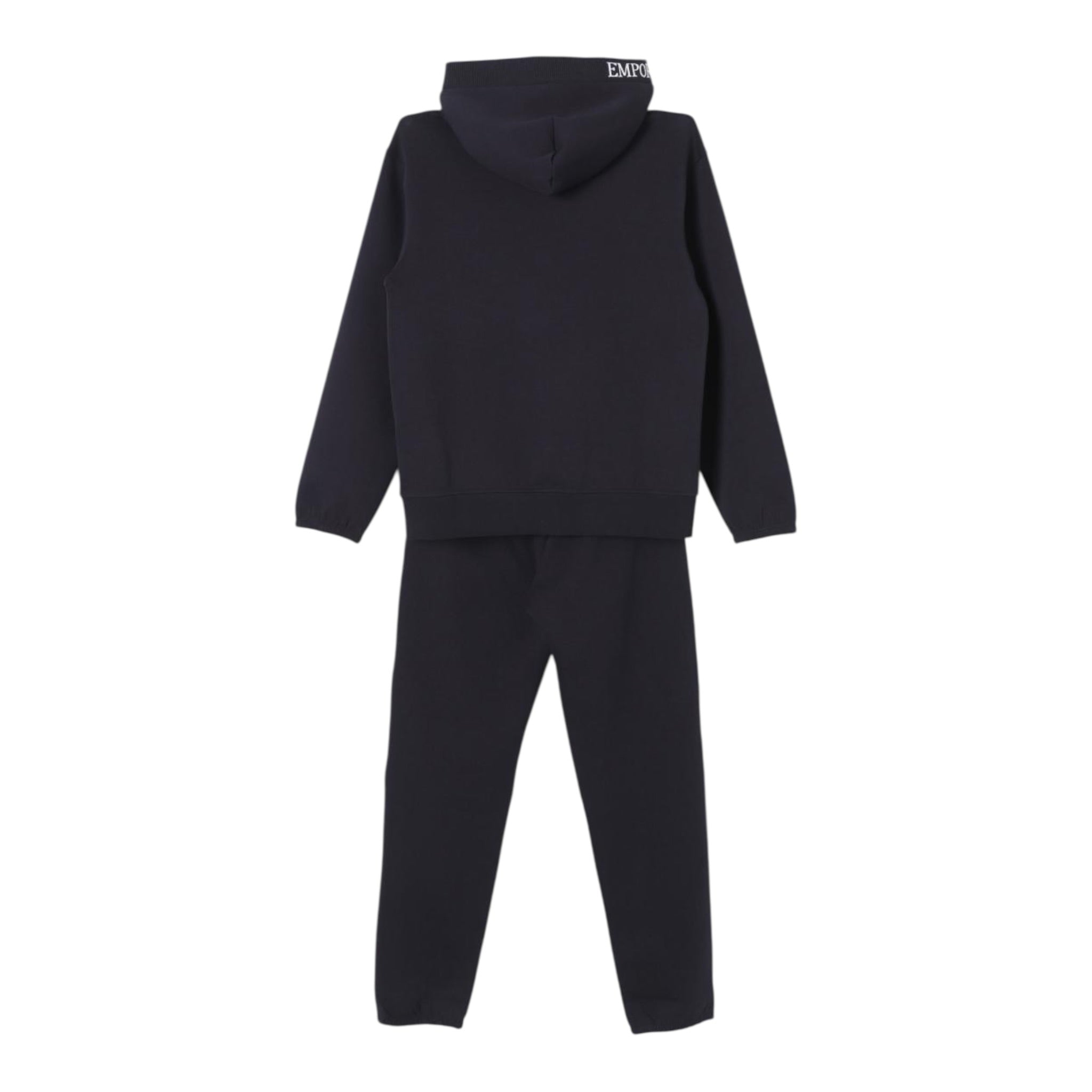 Emporio Armani Completo 2 Pezzi Felpa-Pantalone Tinta Uita Blu per Bambino 6D4VJ4 BLU EMPORIO ARMANI 