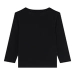 Emporio Armani Shirt Girocollo tinta unita con Logo Nero/Oro per Bambino 7B000021 NERO/ORO EMPORIO ARMANI 