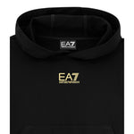 Emporio Armani Felpa Chiusa con Cappuccio tinta unita Nero per Bambino 7B000024 NERO EMPORIO ARMANI 