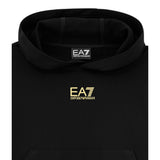 Emporio Armani Felpa Chiusa con Cappuccio tinta unita Nero per Bambino 7B000024 NERO EMPORIO ARMANI 