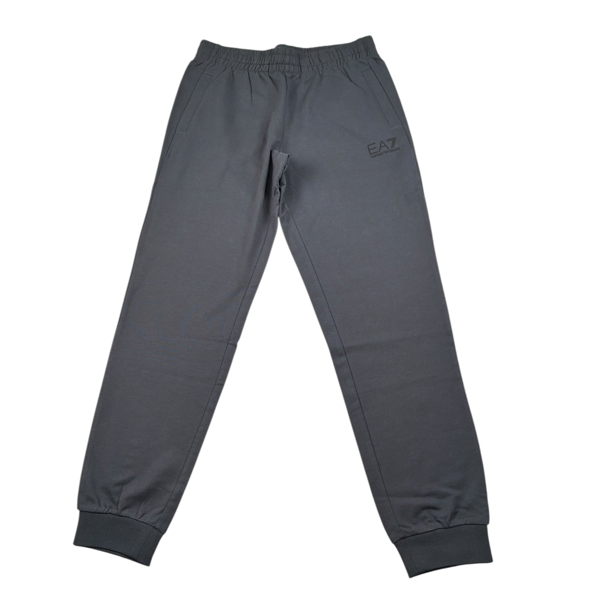 Emporio Armani Pantalone Tuta tinta unita con Logo Grigio per Bambino 7B000027X GRIGIO EMPORIO ARMANI 