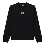 Emporio Armani Felpa Chiusa Girocollo tinta unita con Logo Nero per Bambino 7B000161X NERO EMPORIO ARMANI 