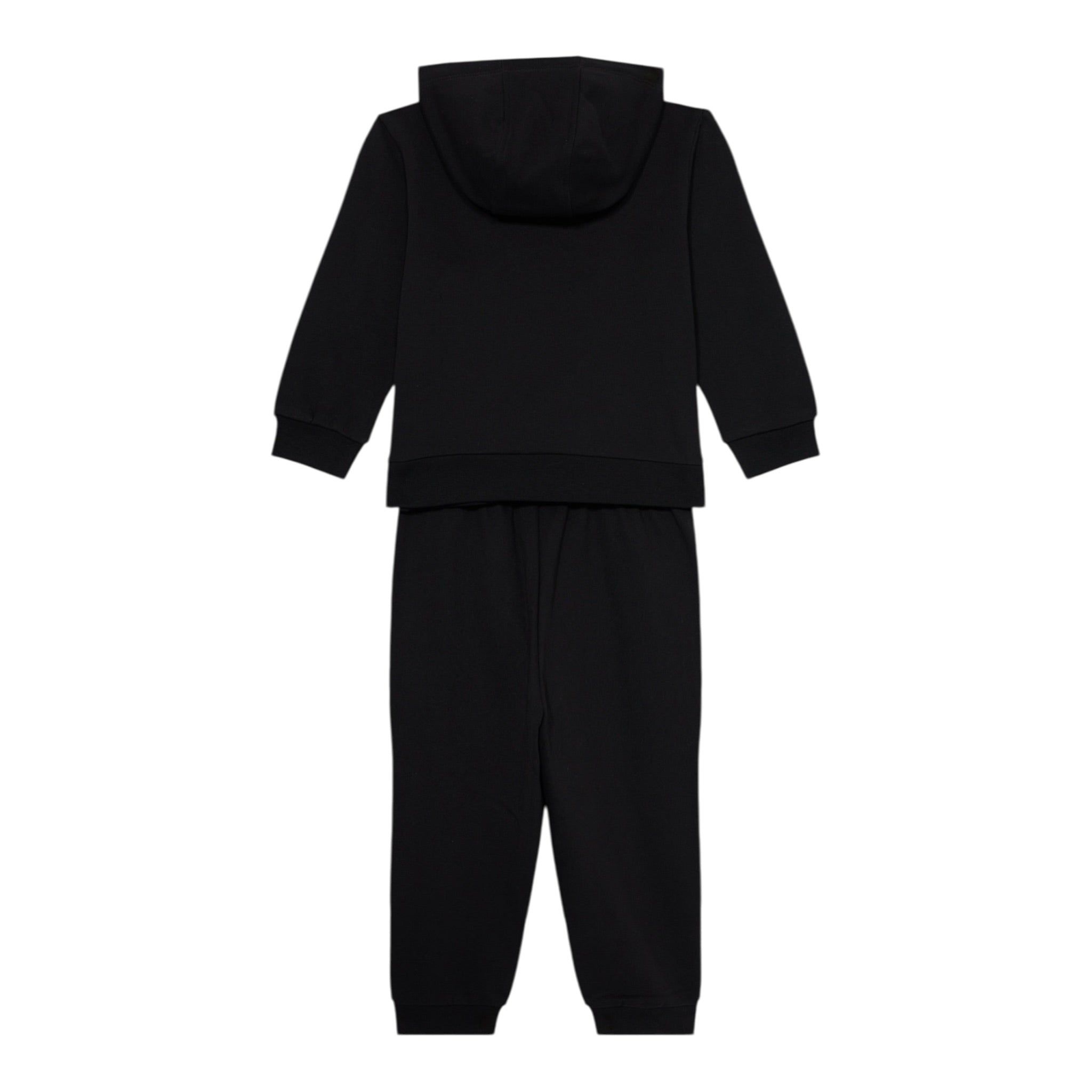 Emporio Armani Completo 2Pz Felpa-Pantalone tinta unita Nero/Bianco per Bambino 7B000164 NERO/BIANCO EMPORIO ARMANI 