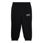 Emporio Armani Completo 2Pz Felpa-Pantalone tinta unita Nero/Bianco per Bambino 7B000164 NERO/BIANCO EMPORIO ARMANI 