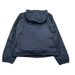 Emporio Armani Giubbino tinta unita con Zip E Cappuccio Blu per Bambino 7B000165 BLU EMPORIO ARMANI 