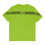 Emporio Armani T-Shirt Girocollo tinta unita con Stampa Verde per Bambino 7B000183 VERDE EMPORIO ARMANI 