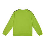 Emporio Armani Felpa Chiusa Girocollo tinta unita con Logo Verde Fluo per Bambino 7B000184X VERDE FLUO EMPORIO ARMANI 