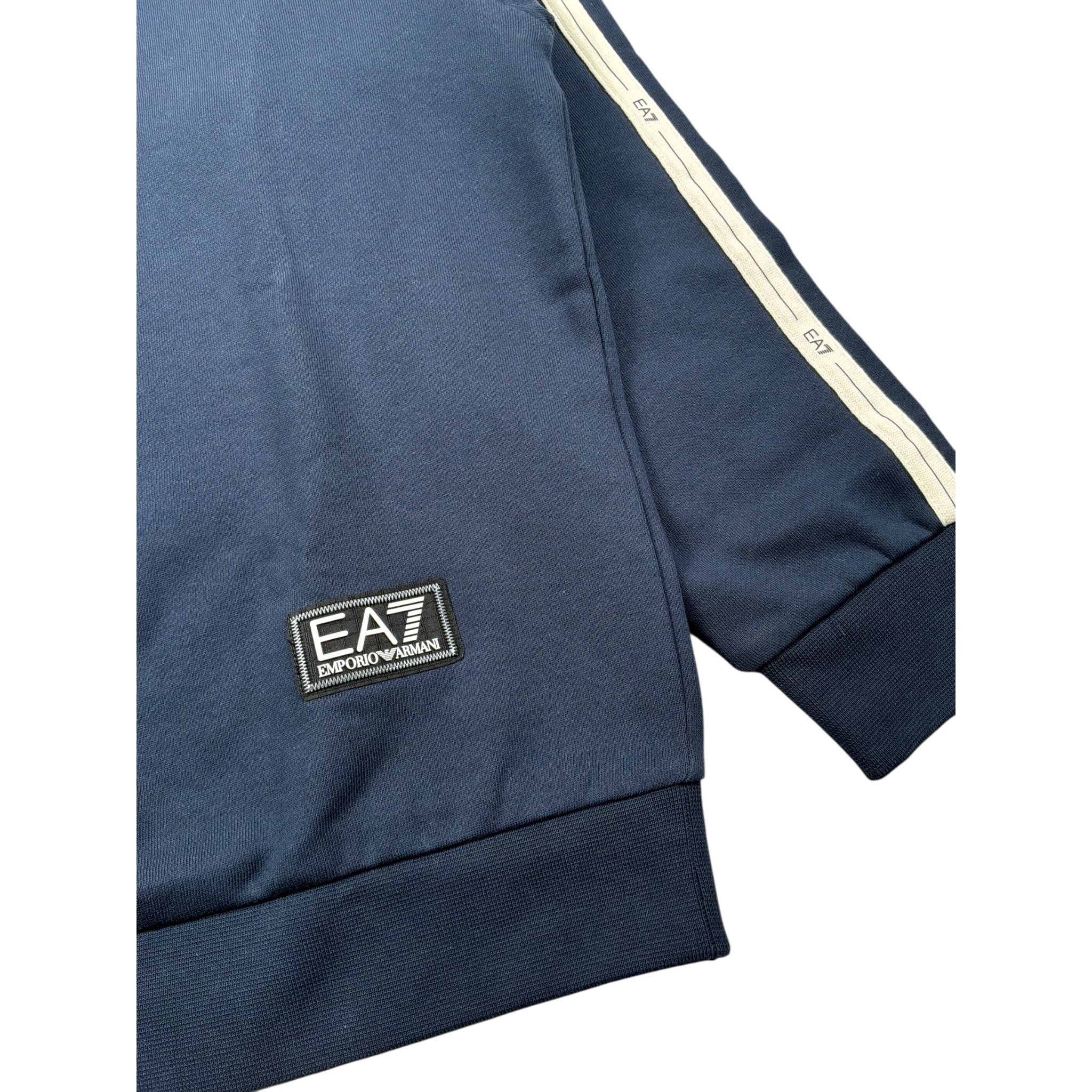 Emporio Armani Felpa Chiusa Girocollo tinta unita Blu per Bambino 7B000191 BLU EMPORIO ARMANI 