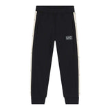 Emporio Armani Pantalone Modello Tuta tinta unita con Stampa Nero per Bambino 7B000194 NERO EMPORIO ARMANI 