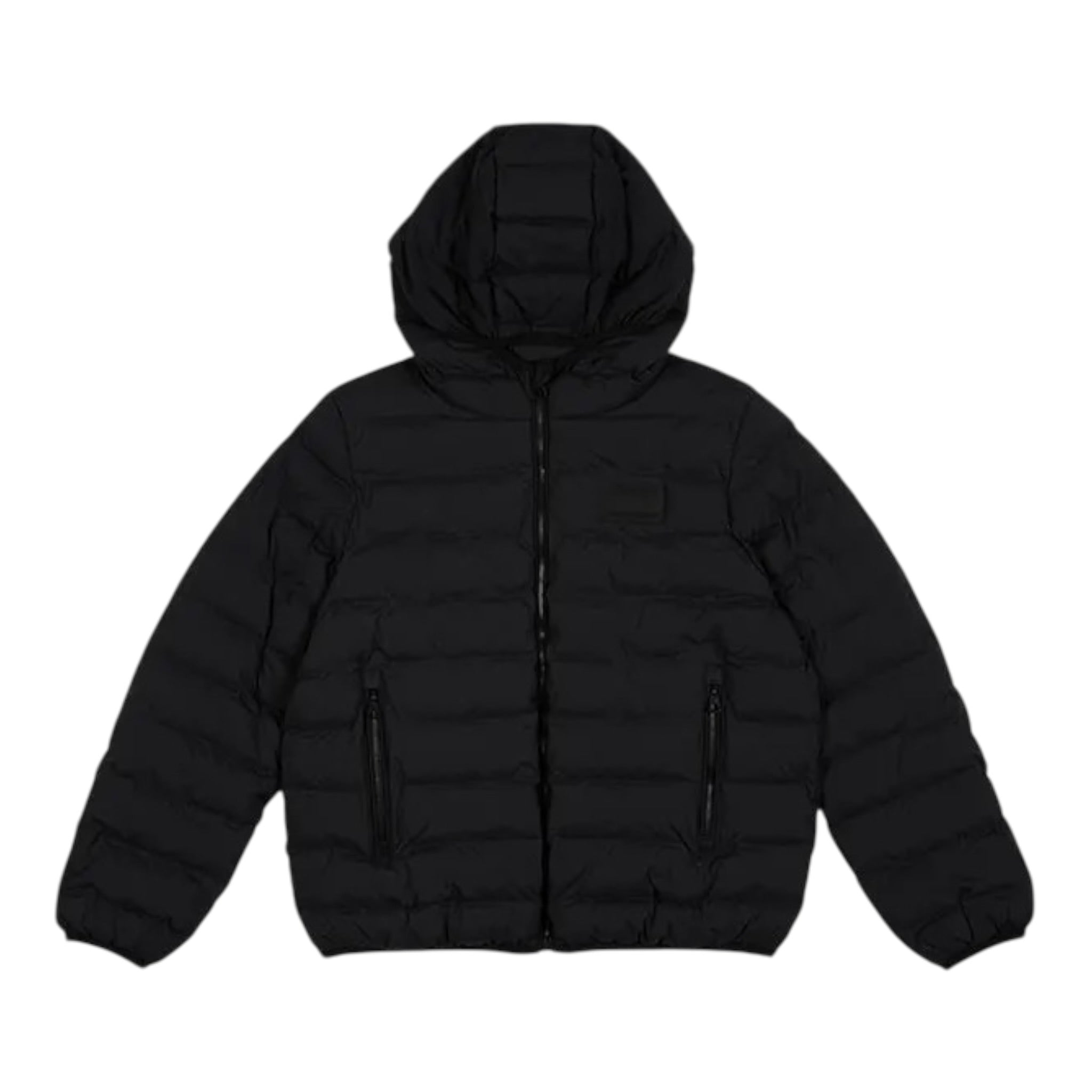 Emporio Armani Giubbino tinta unita con Zip E Cappuccio Nero per Bambino 7B000228 NERO EMPORIO ARMANI 