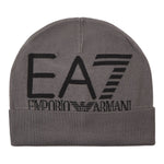 Emporio Armani Cappello tinta unita con Logo Grigio per Bambino 7X000006 GRIGIO EMPORIO ARMANI 