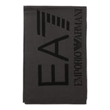 Emporio Armani Sciarpa tinta unita con Logo In Contrasto Grigio per Bambino 7X000007 GRIGIO EMPORIO ARMANI 
