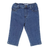 Emporio Armani Jeans tinta unita con Elastico In Vita Blu per Neonato 8NHJ09 BLU EMPORIO ARMANI 
