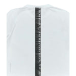 Emporio Armani T-Shirt Girocollo Modello Crop tinta unita Bianco per Bambina AF12945 BIANCO EMPORIO ARMANI 