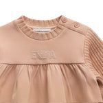 Emporio Armani Abito tinta unita con Logo Pesca per Neonata EB000331 PESCA EMPORIO ARMANI 