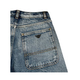 Emporio Armani Jeans tinta unita con Girovita Regolabile Blu per Bambino EB000527 BLU EMPORIO ARMANI 