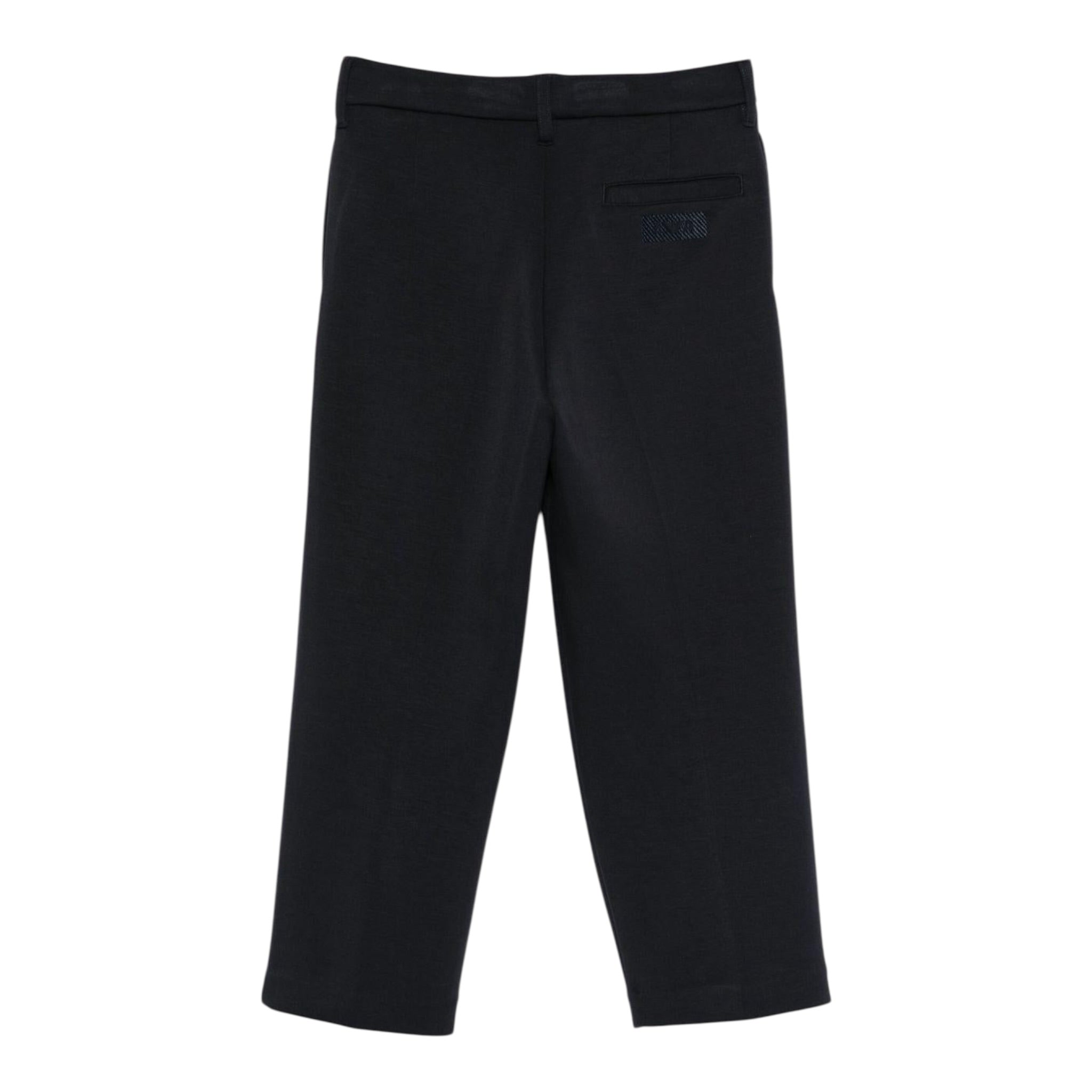 Emporio Armani Pantalone tinta unita con Bottone Blu per Bambino EB000543 BLU EMPORIO ARMANI 