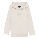 Emporio Armani Felpa Chiusa con Cappuccio tinta unita Beige per Bambino EB000835 BEIGE EMPORIO ARMANI 