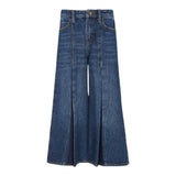 Emporio Armani Jeans tinta unita A Palazzo Blu per Bambina EG000344 BLU EMPORIO ARMANI 