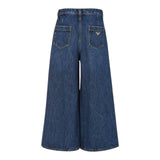 Emporio Armani Jeans tinta unita A Palazzo Blu per Bambina EG000344 BLU EMPORIO ARMANI 