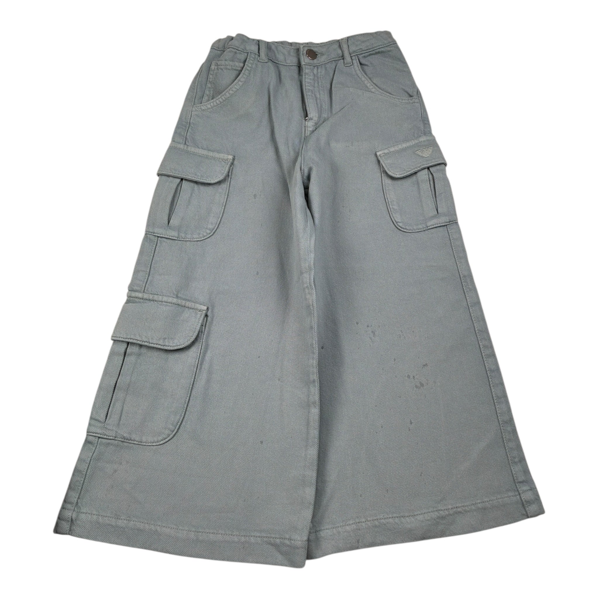 Emporio Armani Pantalone tinta unita A Palazzo Azzurro per Bambina EG000349 AZZURRO EMPORIO ARMANI 