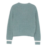 Emporio Armani Maglia tinta unita Scollo A V Verde per Bambina EG000373 VERDE EMPORIO ARMANI 