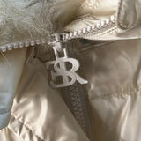 Ermanno Scervino Giubbino tinta unita con Zip E Cappuccio Beige per Bambina SFGB040 BEIGE ERMANNO SCERVINO 