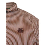 Etro Camicia Manica Lunga Fantasia A Righe Ruggine per Bambino GV5P20 RUGGINE ETRO 