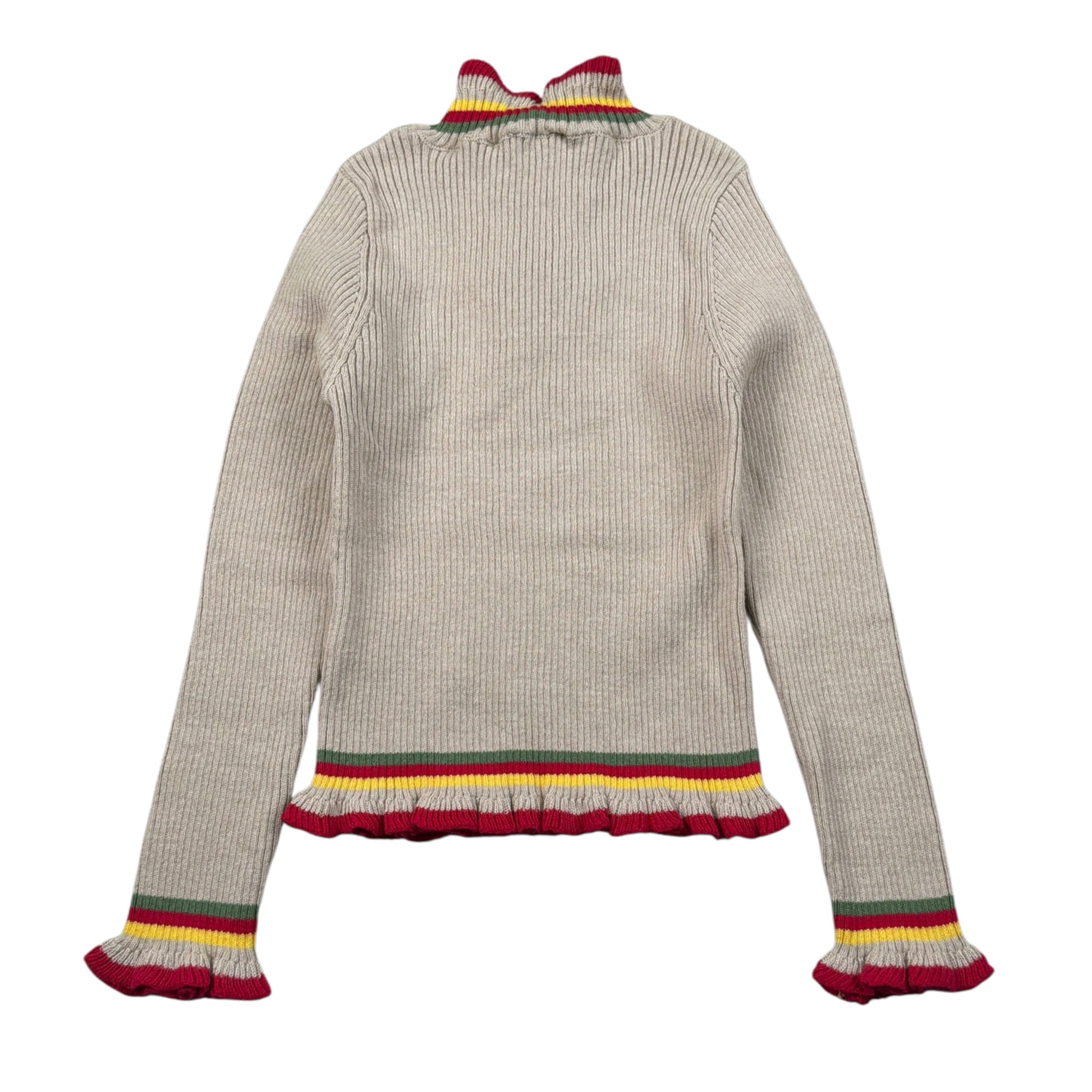 Etro Maglia Collo Alto tinta unita Beige per Bambina GV9A30 BEIGE ETRO 
