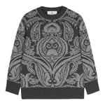 Etro Maglia Girocollo tinta unita Grigio per Bambina GV9P50 GRIGIO ETRO 