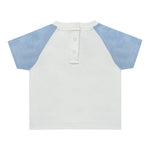 Etro T-Shirt tinta unita con Maniche In Contrasto Bianco per Neonato GW8561 BIANCO ETRO 