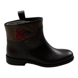 Etro Stivale Basso tinta unita con Fantasia Marrone per Bambina GX0A36 MARRONE ETRO 