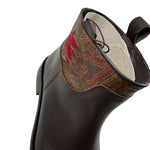 Etro Stivale Basso tinta unita con Fantasia Marrone per Bambina GX0A36 MARRONE ETRO 