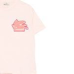 Etro T-Shirt tinta unita con Stampa Rosa per Bambina GX8P41 ROSA ETRO 