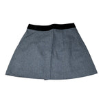 Fay Gonna tinta unita con Bottone Blu per Bambina FV7A01 BLU FAY 