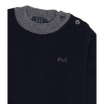 Fay Maglia tinta unita con Profili In Contrasto Blu per Neonato FV9530 BLU FAY 