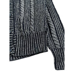 Fay Cardigan tinta unita Lurex Blu per Bambina FV9A20 BLU FAY 