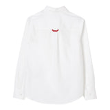 Fay Camicia tinta unita con Logo Bianco per Bambino FW5Q20 BIANCO FAY 
