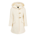 Fay Cappotto tinta unita con Cappuccio Panna per Bambino FX2A00E0226 PANNA FAY 