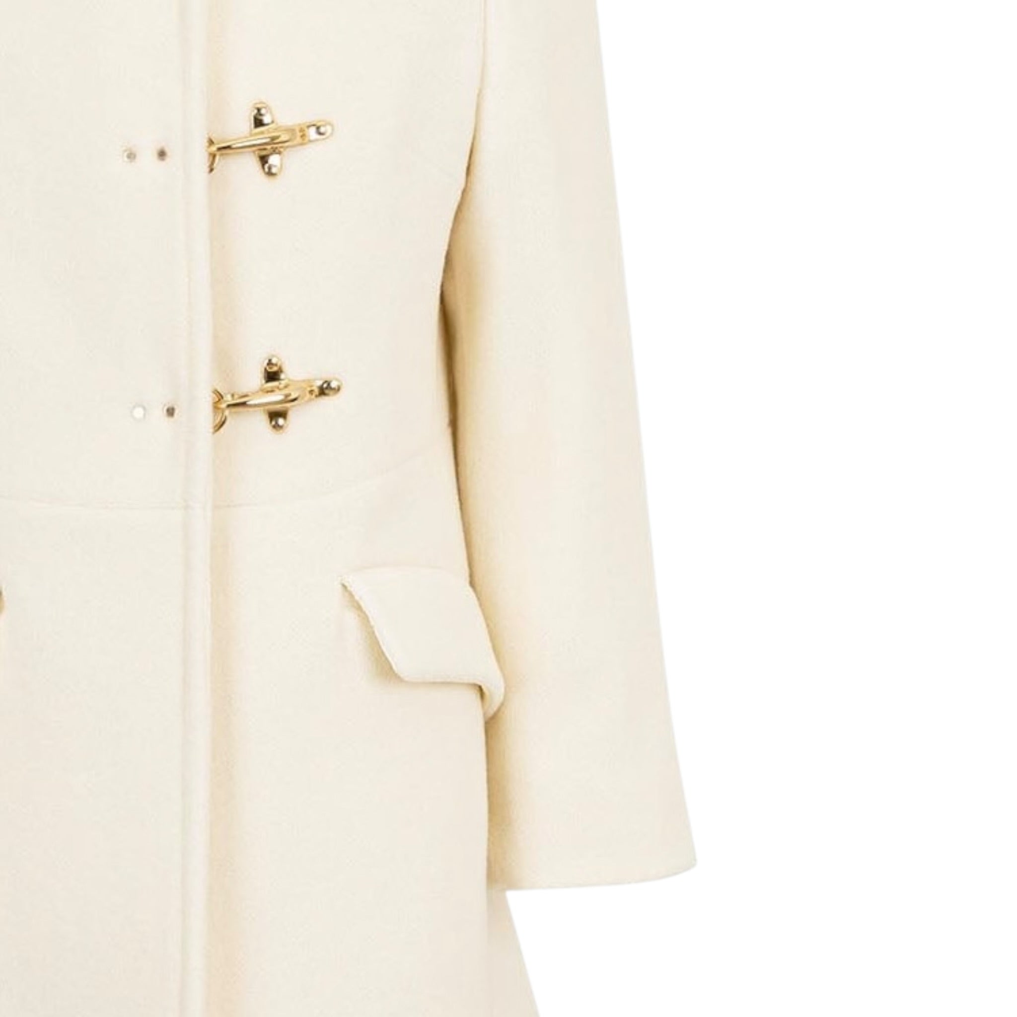 Fay Cappotto tinta unita con Cappuccio Panna per Bambino FX2A00E0226 PANNA FAY 