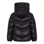 Fay Giubbino tinta unita con Cappuccio Nero per Bambina FX2A877 NERO FAY 