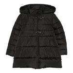 Fay Giubbino Modello Lungo tinta unita con Cappuccio Nero per Bambina FX2B00 NERO FAY 