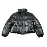 Fay Giubbino tinta unita con Zip Nero per Bambina FX2B37 NERO FAY 