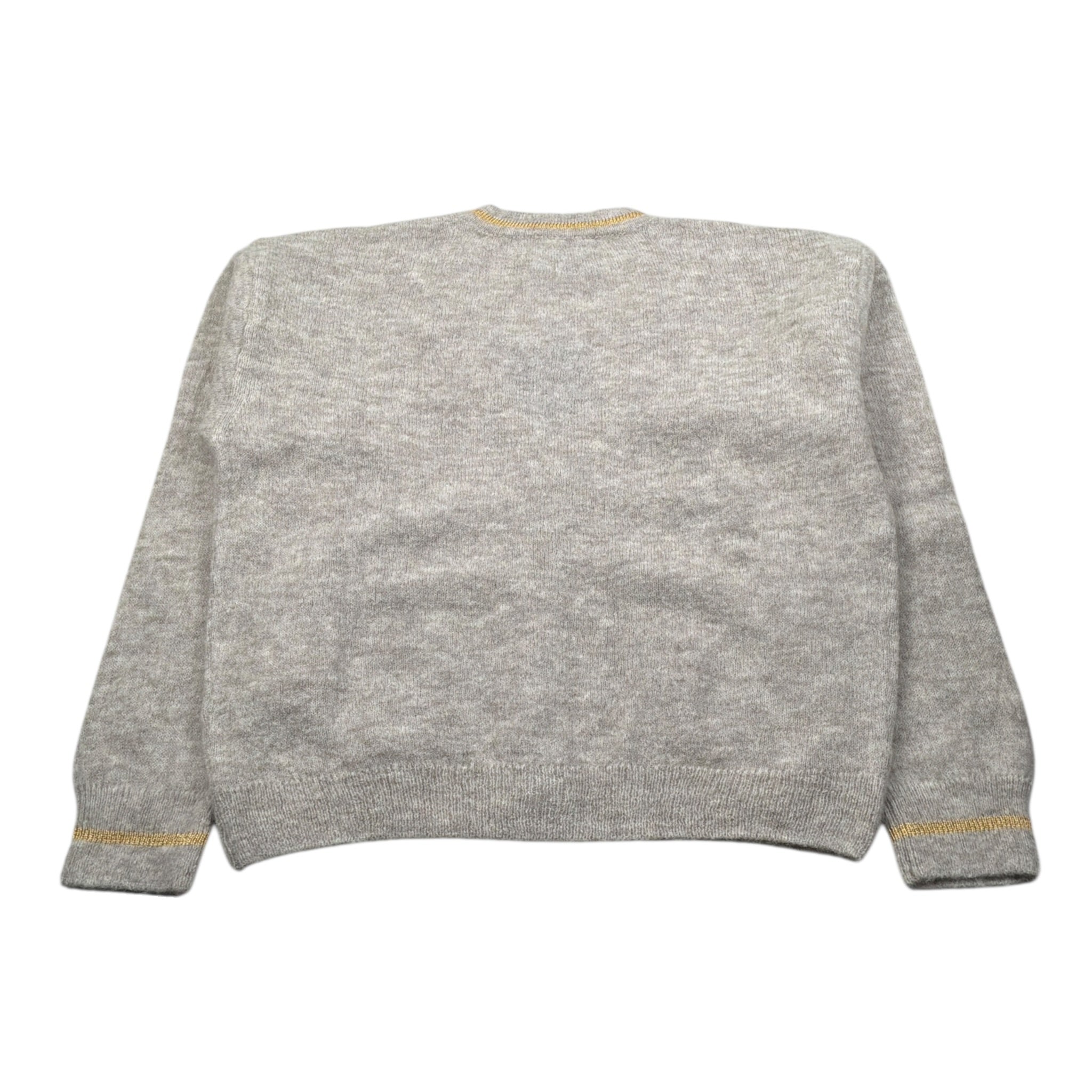 Fay Cardigan tinta unita con Profili In Contrasto Beige per Bambina FX9A10 BEIGE FAY 
