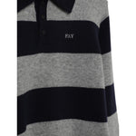 Fay Polo Maglia Fantasia A Righe Blu/Grigio per Bambino FX9P40 BLU/GRIGIO FAY 