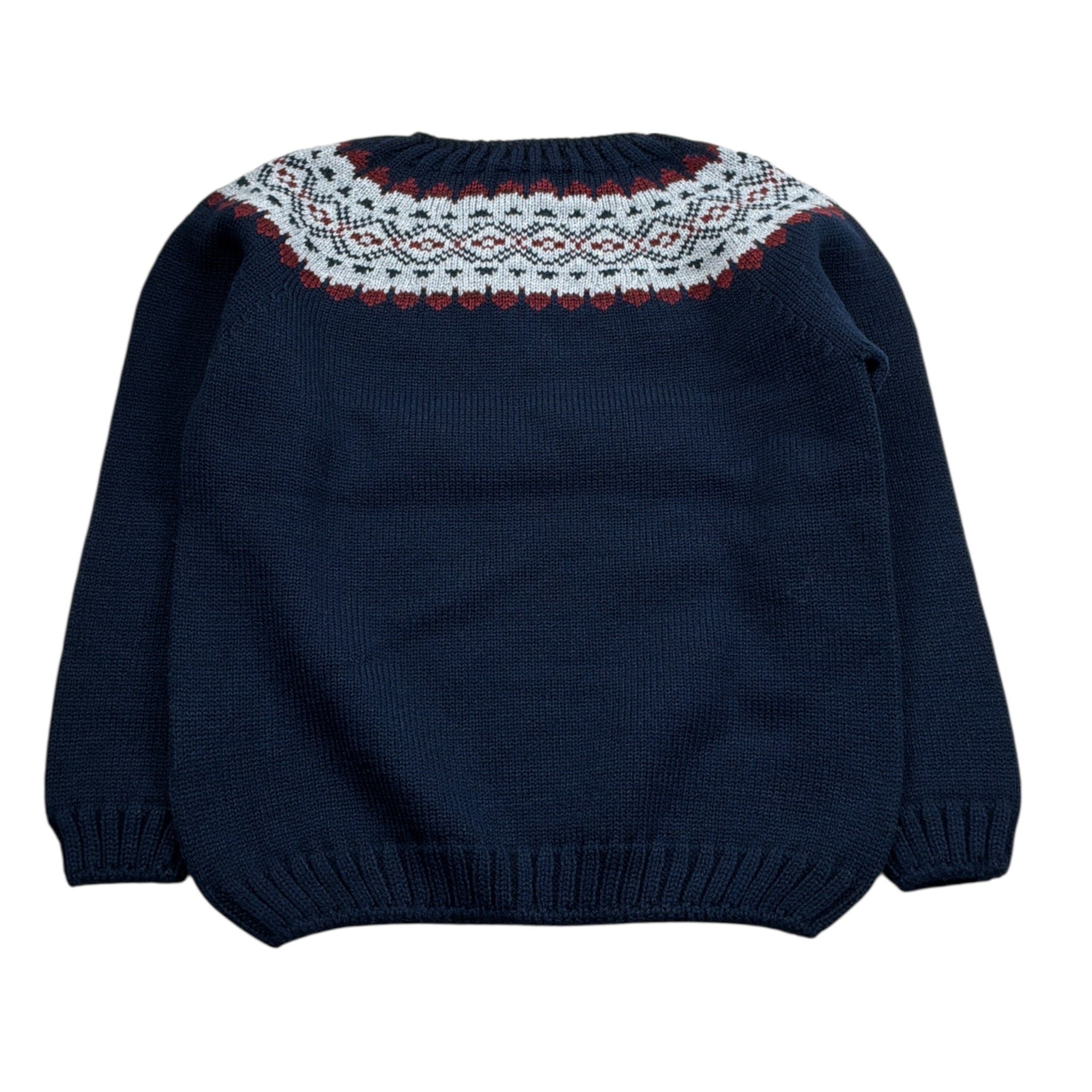 Fina Ejerique Maglia tinta unita con Stampa Blu per Bambino O25B00NAV BLU FINA EJERIQUE 